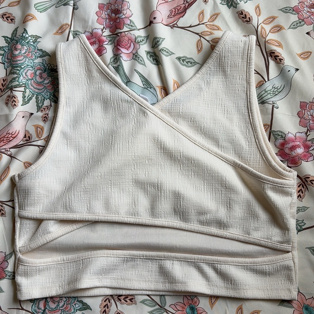 Roxy Off-White Textured Tank Top - Picture 8 of 8